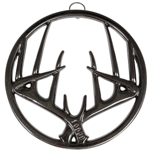 Lodge Cast Iron 8 Biscotti Antler Trivet, EC8AT08, with metal