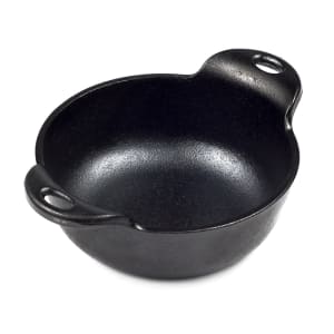 Chasseur 12 oz. Black Enameled Mini Cast Iron Pot with Cover by Arc  Cardinal FN421