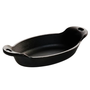 Chasseur 12 oz. Black Enameled Mini Cast Iron Pot with Cover by Arc  Cardinal FN421
