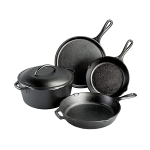  Lodge L6SPB41 Essential Skillet Set, 7-Piece, Black