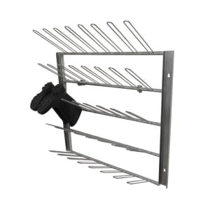 Stainless steel wall mounted shoe rack