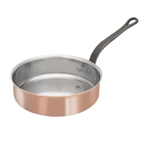 Matfer 372016 1 Qt Copper Saute Pan - Globe Equipment Company