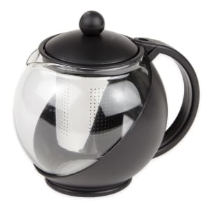 Service Ideas Mocha Tea Press .6 Liter Removable Basket Liner Pot Model TB600CC
