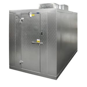 冷暖房/空調 ストーブ Norlake KLB46-C Indoor Walk-In Cooler w/ Left Hinge Door - Top Mount  Compressor, 4' x 6' x 6' 7