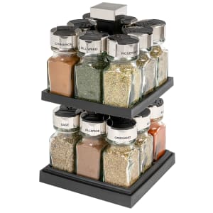 spice rack square jars