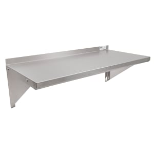 Cambro CSWS1448SK480 Solid Wall Mounted Shelf, 48