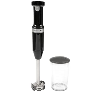 KitchenAid Variable Speed Cordless Hand Blender + Chopper & Whisk  Accessories | Black Matte