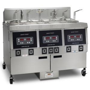 Henny Penny PFG600.18 43 lb Liquid Propane Gas Pressure Chicken Fryer -  80,000 BTU