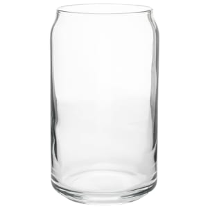 16 oz Libbey Glass can mockup, Clear Beer can glass mockup