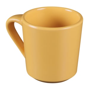 GET TM-1308-TY 8 oz Plastic Coffee Mug, Yellow