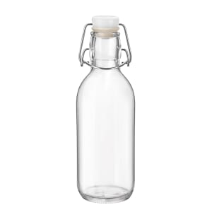 Moresca Clear Bottle w/ Flip Top, 1 Liter