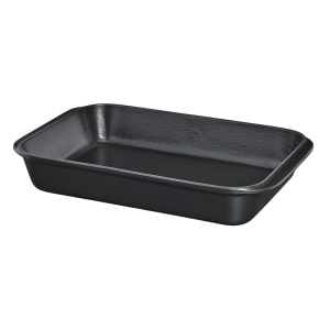 rectangular cast iron dish pan with