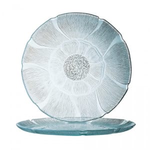 Arcoroc J0232 7 1 2 Fleur Dessert Plate Glass Clear