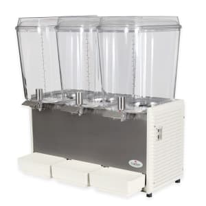 Crathco CS-2E-16 Refrigerated Drink Dispenser w/ (2) 2 2/5 gal Bowls, Pre  Mix, 120v