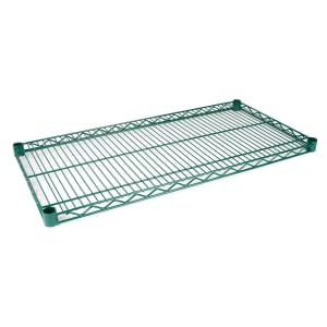 Focus Foodservice FF1836G Green Epoxy Coated Wire Shelf Zinc underplated Wire 18 X 36 