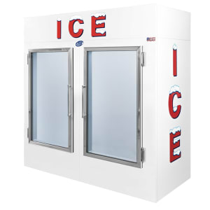 Leer, Inc. L075UAGE 73" Indoor Ice Merchandiser w/ (145) 10 lb Bag