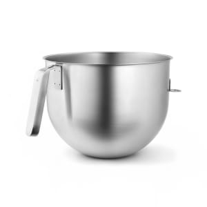 KitchenAid KN25WPBH Polished Stainless Steel 5 Qt. Mixing Bowl with Handle  for Stand Mixers