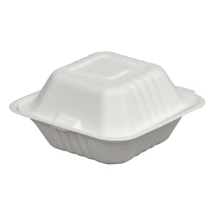 9 x 6 x 3.1 Bagasse Takeout Containers