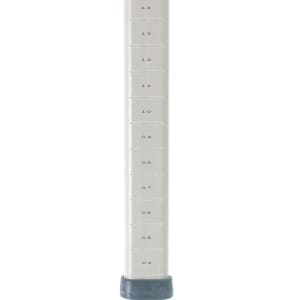 001-MX63UP 61 3/16" Shelving Post w/ 1" Grooved Increments, Polymer