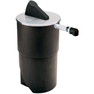 003-07010 1 1/2 Gallon Round Dispenser, Portion Control For 1 Pouch, Black