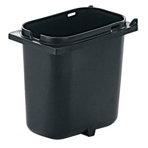 003-83147 2 qt Fountain Jar w/ Notch for Ladle, Polypropylene, Black