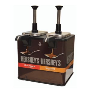 003-84969 96 oz All Purpose Topping Warmer for Hershey's Pouches - (2) 1/8 oz Increments, 12...