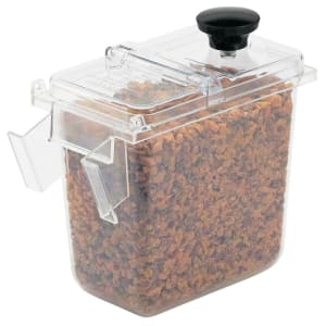 003-87199 Wall Mount 1/9 Size Jar w/ 1 9/10 qt Capacity, Clear