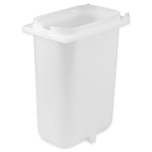 003-82557 3 1/2 qt Condiment Dispenser Jar, Polypropylene, White