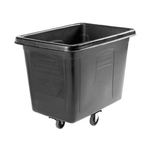 007-1867537 Trash Cart w/ 500 lb Capacity, Black