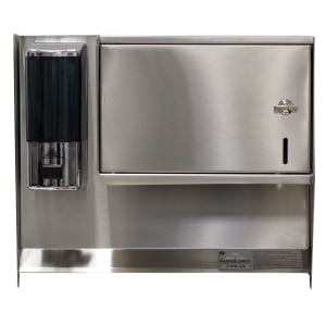 009-7PS34 Soap, Towel Dispenser for 17" Wide Hand Sinks