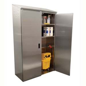 009-9OPC84DL Cabinet Mop Sink w/ 12"D Bowl
