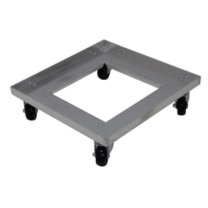 009-GRD1X Single Stack Glass Rack Dolly w/ 600 lb Capacity, Aluminum