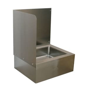009-K288L Left Side for 9OP20/40 Mop Sink, Backsplash, Extends 16" Above The Sink