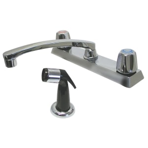 009-K58 Deck Mount Faucet - 8" Swing Spout Faucet, 8" Centers, Lead Free