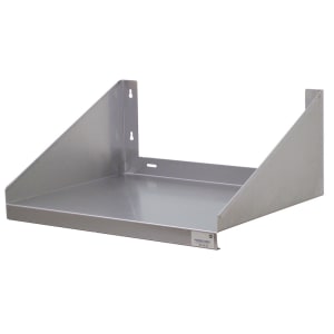 009-MS1824X Solid Wall Mounted Shelf, 24"W x 18"D, Stainless
