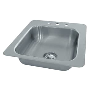 009-SS1191910 (1) Compartment Drop-in Sink - 16" x 14", Drain Included