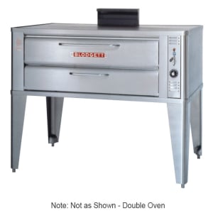 015-911PDOUBLENG Double Pizza Deck Oven, Natural Gas