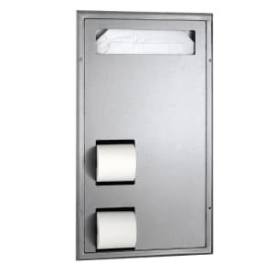 016-B3471 Classic Series Seat Cover & Toilet Tissue Dispenser with Grab Bar Clearance