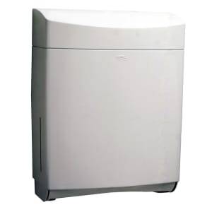 016-B5262 Surface Mount Paper Towel Dispenser w/ 400 C Fold Capacity - Plastic, Gray