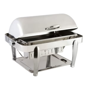 017-10040CH Full Size Chafer w/ Roll Top Lid & Chafing Fuel Heat