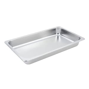 017-12005 21" Rectangular Chafer Food Pan for 20312 w/ 2 gal Capacity, Stainless