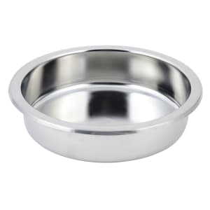 017-12021 10 3/4" Round Food Pan for Petite Chafers, Stainless