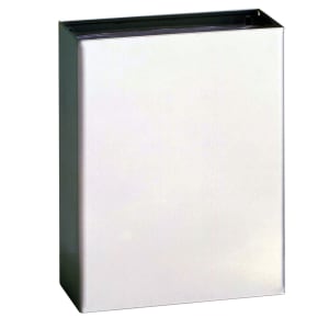 016-B279 6 2/5 gal SurfaceMounted Waste Receptacle, Stainless
