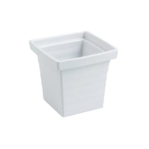 017-53108WH 56 oz Square Melamine Serving Bowl, White