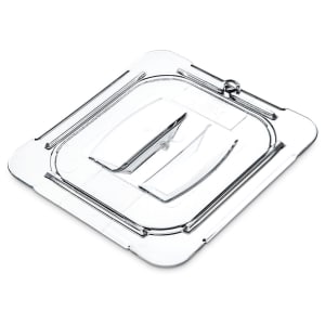028-10310U07 Universal 1/6 Size Food Pan Solid Lid - Clear