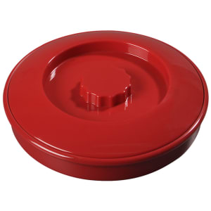 028-0475R 7 1/2" Tortilla Server with Lid - Red