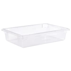 Cambro Camwear 26 x 18 x 15 Yellow Polycarbonate Food Storage Box with  Lid and 8 Deep Colander