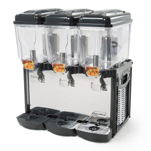 027-CD3J Refrigerated Drink Dispenser w/ (3) 3 gal Bowls, Pre Mix, 110-120v