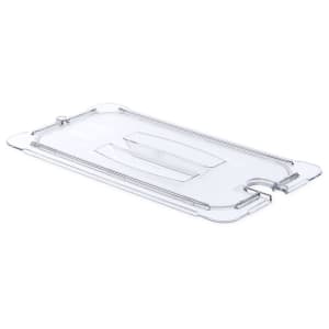 028-10271U07 Universal 1/3 Size Food Pan Notched Lid - Clear