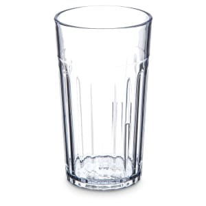 028-110407 4 oz Clear Fluted Plastic Tumbler